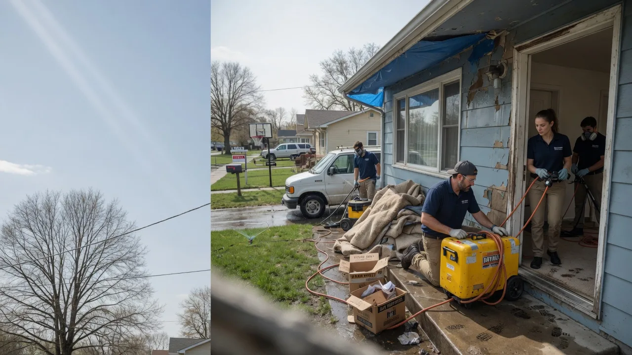 Basement Flood Cleanup in Forrest, IL near me